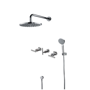 Aqua Gallery Dual Handle Wall Concealed 2 Way Shower Faucet