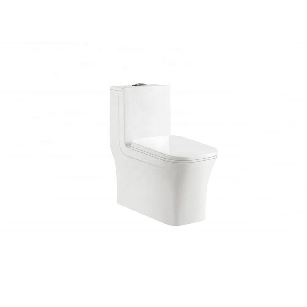 Modern Style Sanitary Ware Fancy Siphonic White Bathroom Ceramic One Piece Toilet Seat