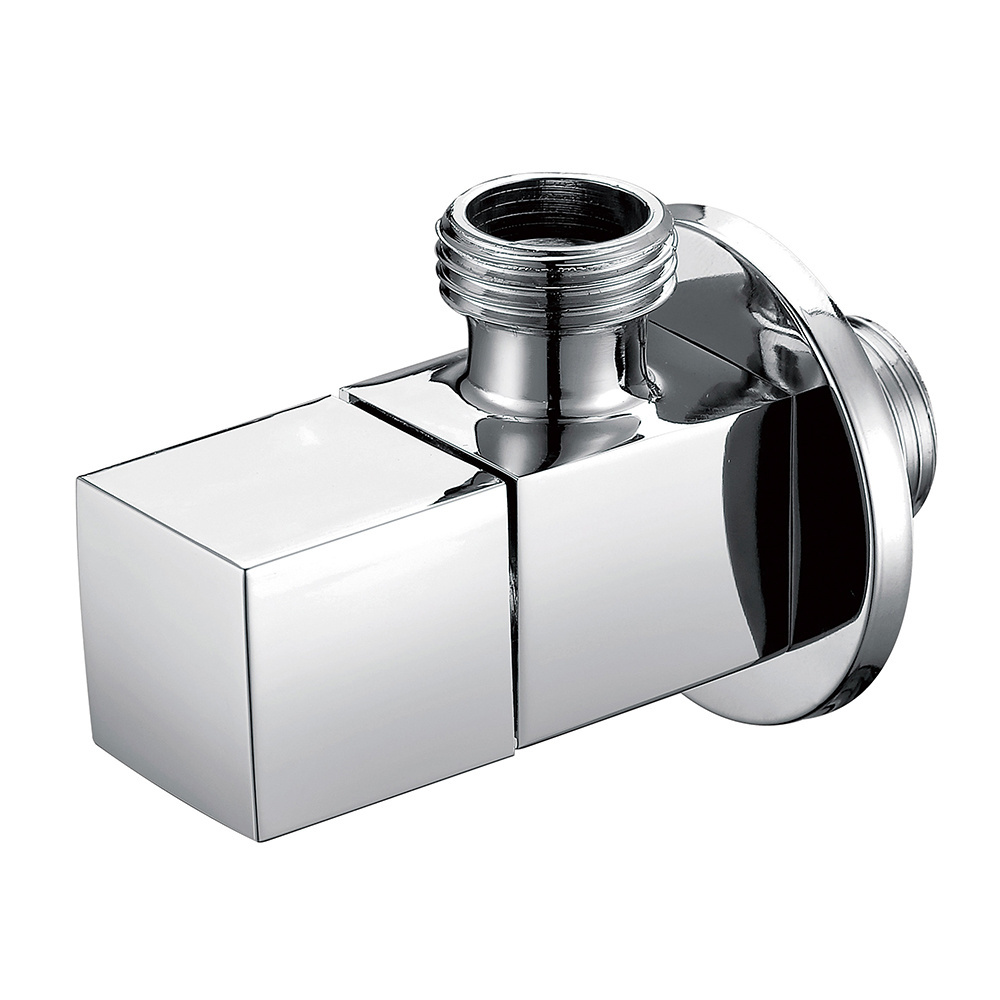 Bathroom Use Chrome Polished Modern Faucet Fittings Brass Angle Valve