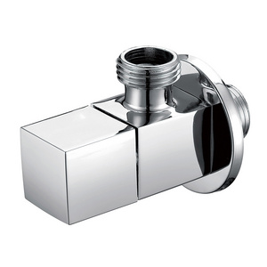 Bathroom Use Chrome Polished Modern Faucet Fittings Brass Angle Valve