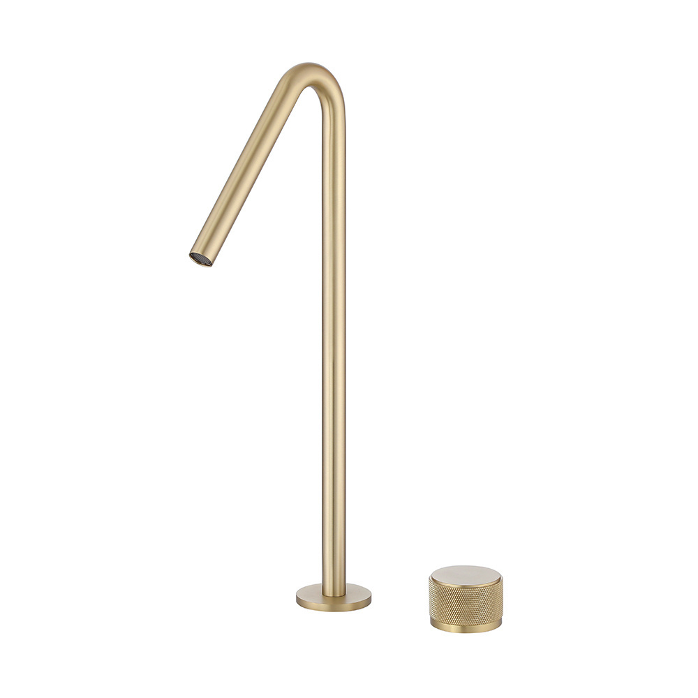 Wall Mounted Bathtub Mixer Hot Cold Water Tap Gun Metal Finish Brass Bath Shower Mixer with Floor Stand Tub Filler Faucet