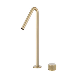 Luxury Quality Bathroom Sink Double Handles Faucet Copper Brushed Gold Water Saving Basin Faucets