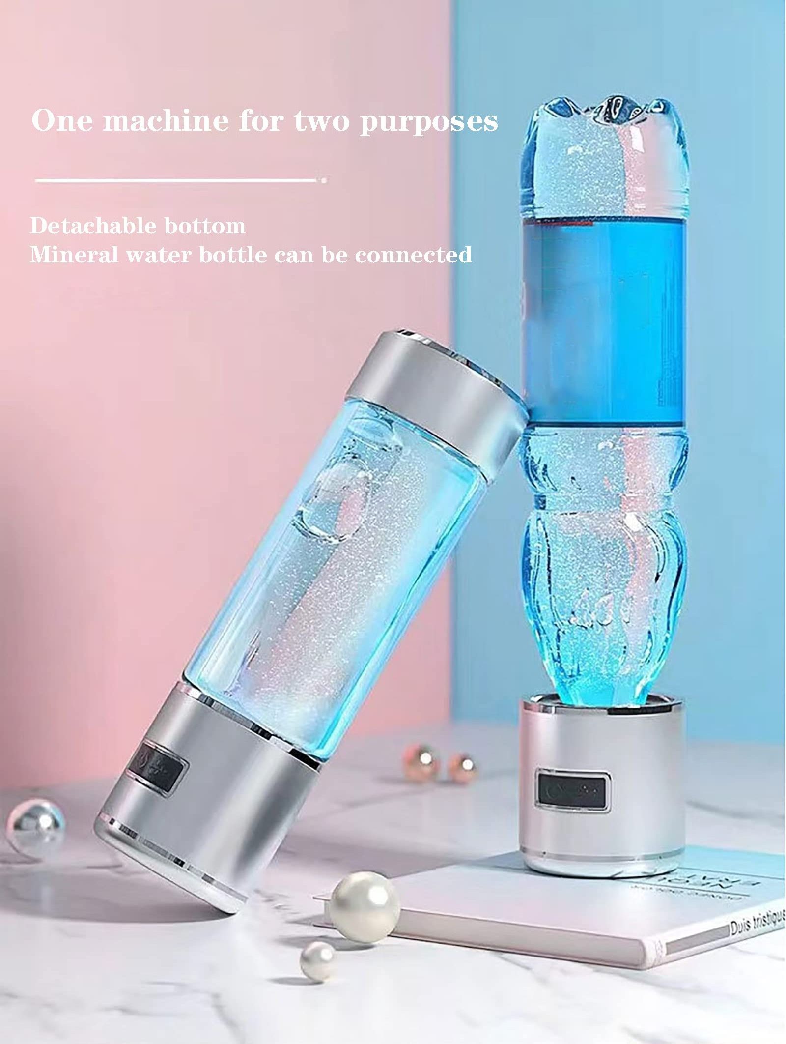 Hydrogen Rich Water Cup Technology Ionizer Portable USB Rechargeable Ionized Water water bottle