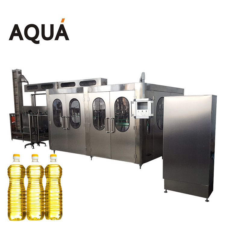 High Speed Automatic 2 in 1 Edible oil cooking oil Bottling Filling Packing Machine / plant