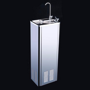 Fashion Design Stainless Steel Drinking Water Fountain With Two Stages Filter For Safe Water