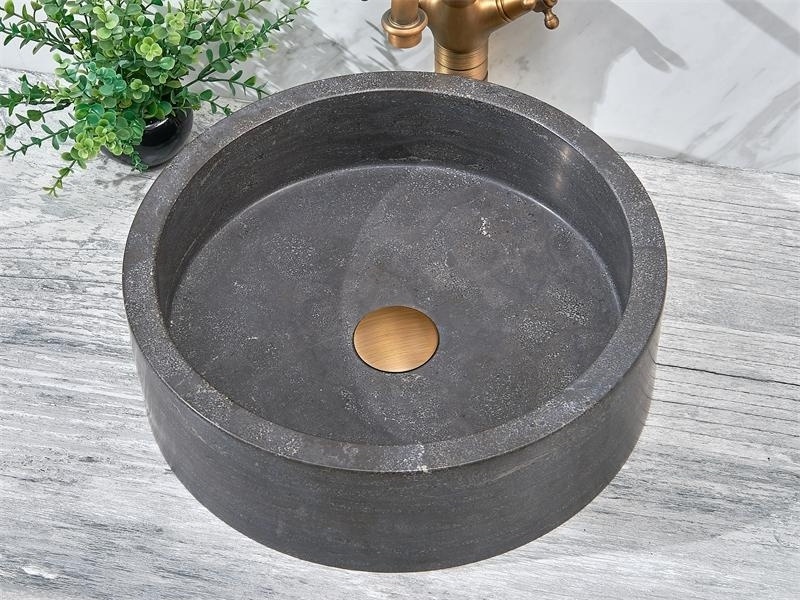 Blue Marble Limestone Chinese Cheap Natural Stone Wash Basin