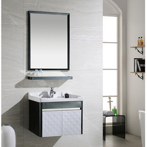 cheap modern stainless steel bathroom vanity cabinet