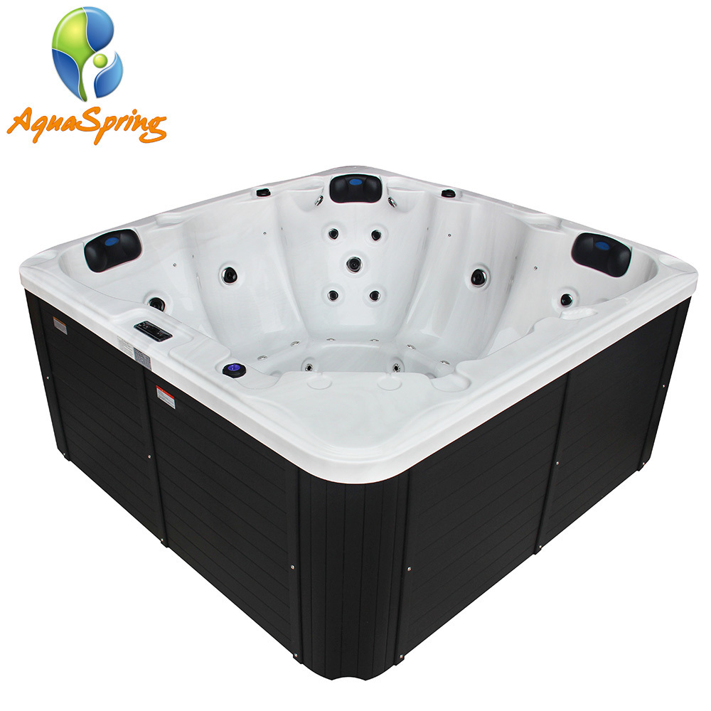 Stainless steel accessories hot tub surround with massage video