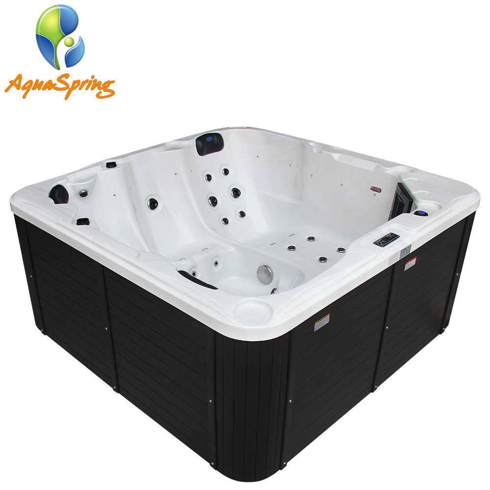 Stainless steel accessories hot tub surround with massage video