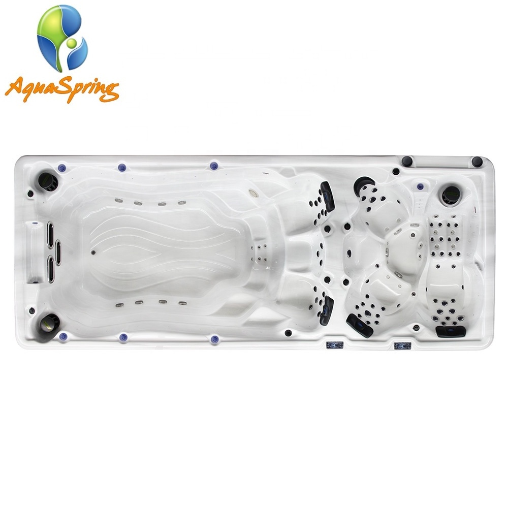 Aquaspring spas Hot sale acrylic used swim spa endless pool