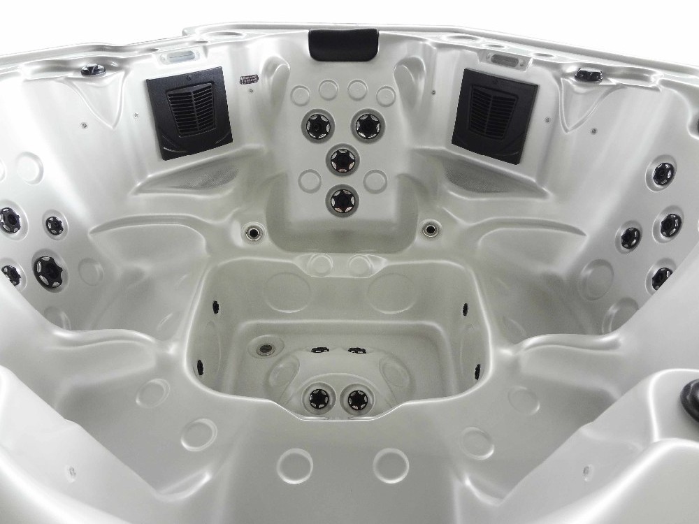 Best redetube outdoor spa  hexagon hot tub with pillow