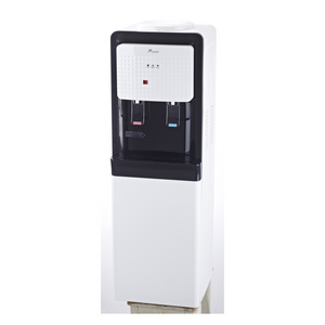 hot and cold water dispenser with refrigerator