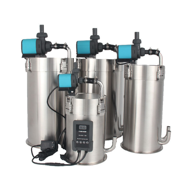 Accepted OEM Stainless Steel Canister Filter Fish Bucket External Aquarium Filter Canister