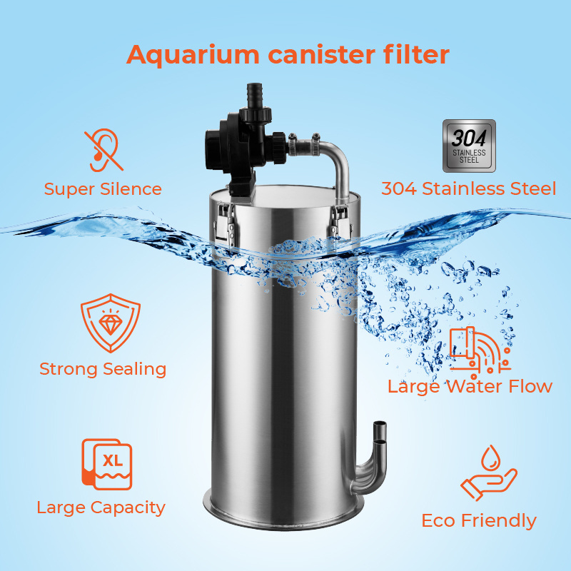 22L Premium Quality Goldfish Fish Tank Filter Aquariums Canister Filter