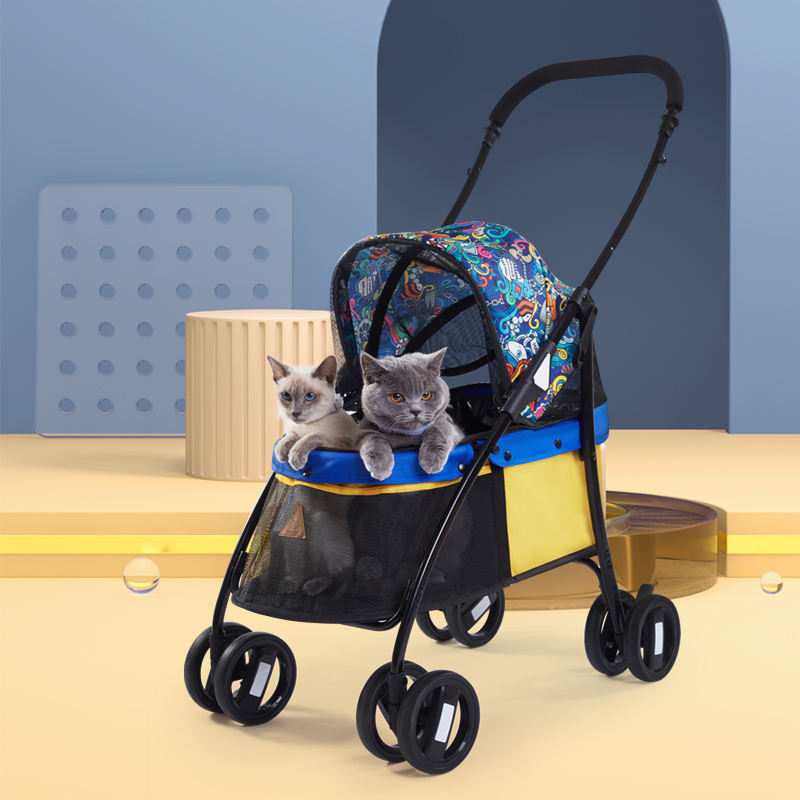 Cheap Small Pet Stroller for Cat/Dog Fold Travel Stroller for Pet Travel /Wholesale Dog Stroller Pet Carrier