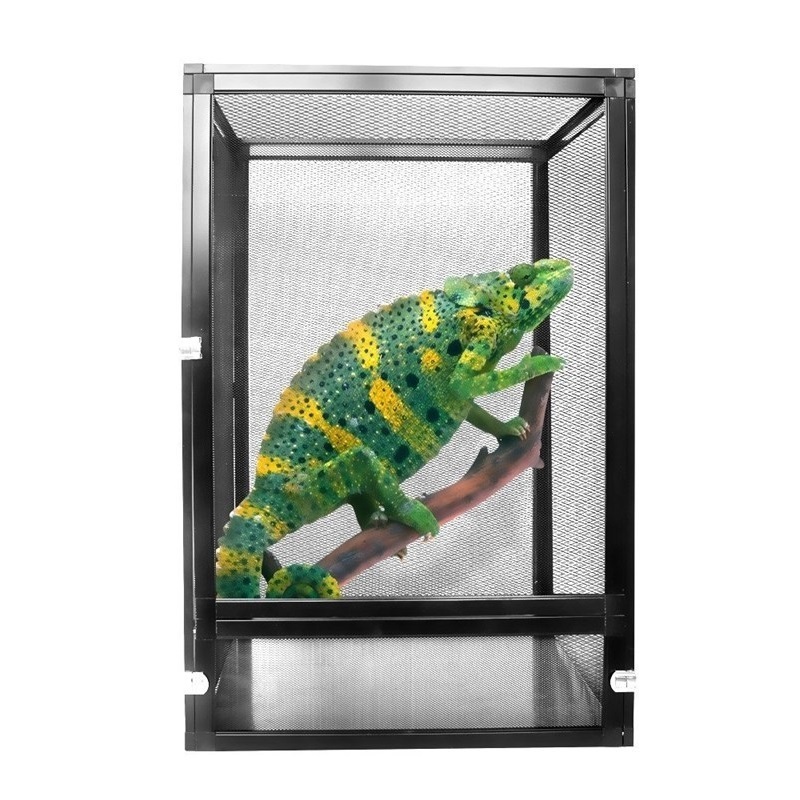 New Design Aluminium Open Air Screen Cage Reptile Cage Terrarium for Lizard Snake Bearded Dragon