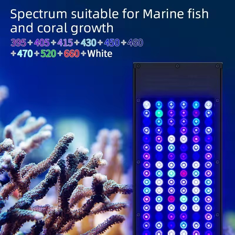 WEEKAQUA Full Spectrum Coral Reef Led Aquarium Light Fish Tank Lighting Aqua Marine Led Lamp