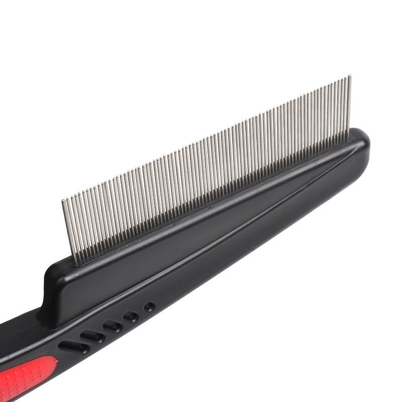 Groomer's Best Long Handle Pet Lice Combs Dog Cat Flea Comb for Removal Dandruff