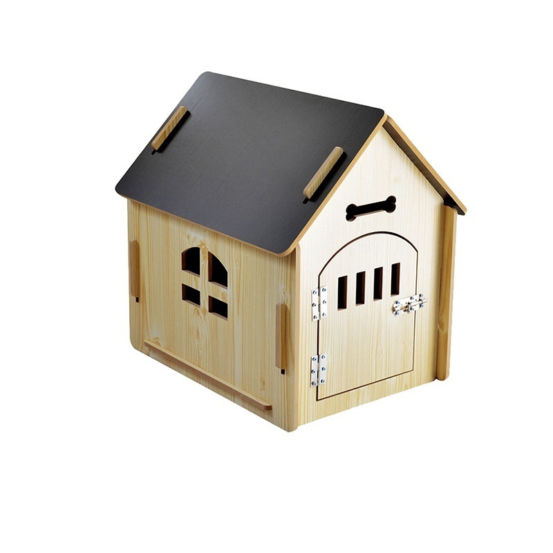 New Wooden Large Outdoor Dog House Dog Kennel Villa Cat Litter Pet Kennel