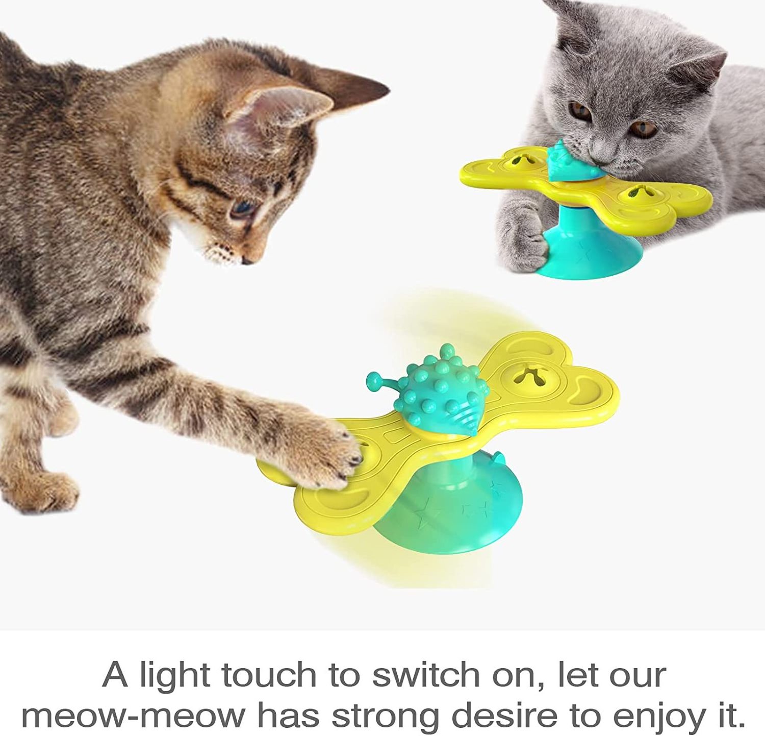 Pet Birthday Gift Cat Toys Interactive Kitten Toy for Indoor Cats Teaser Supplies