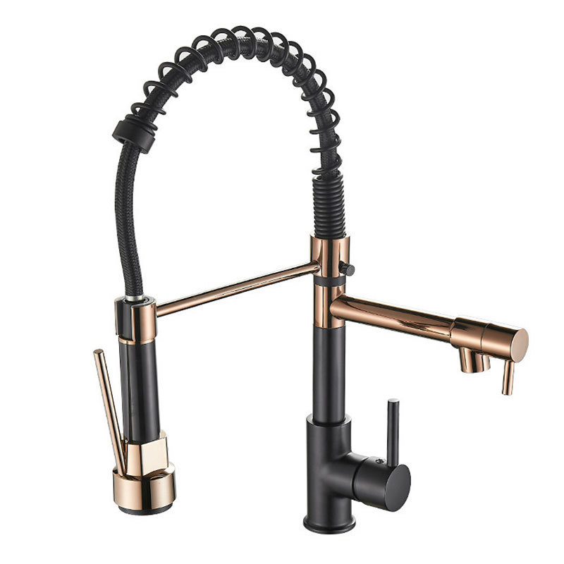 Economic 3 Way Kitchen Sink Faucet Cheap Pull Out Spray Kitchen Sink Taps Modern Brushed Nickel Taps For Kitchen Sinks