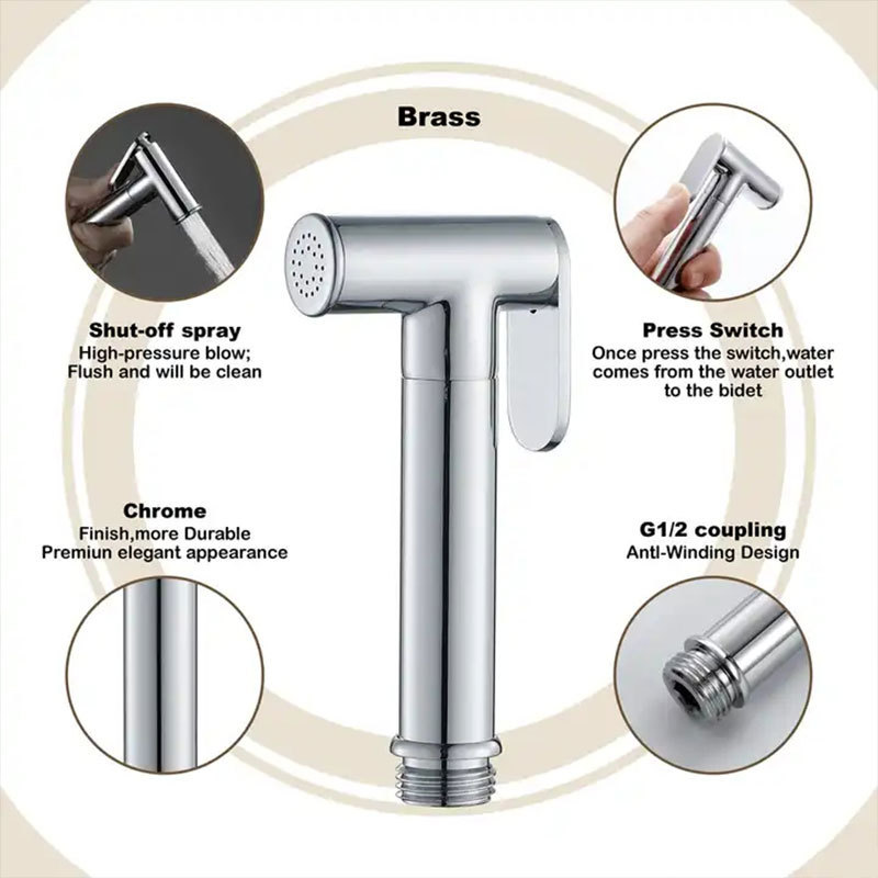 The Newest Brass Rinse Hand Bidet Buy Home Bathroom Shattaf Jet Bidet Shower Custom Fresh Water Bidet Spray