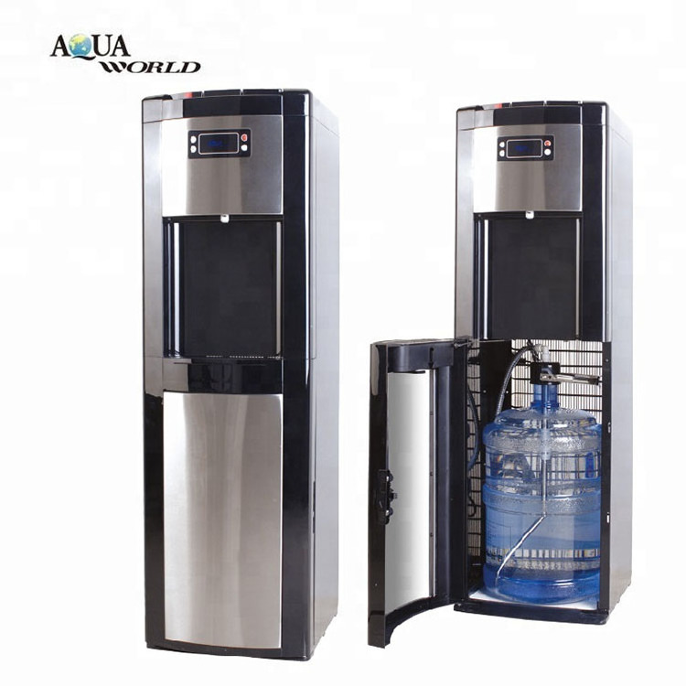 HC57L-UFD Water Cooler Hot And Cold Water Dispenser Standing Stainless Steel Bottom Loading Water Dispensers