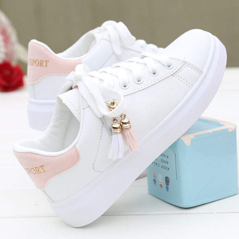 2024 New White Shoes Walking Style Platform sneakers Fashion lightweight Women non-slip waterproof Casual Shoes