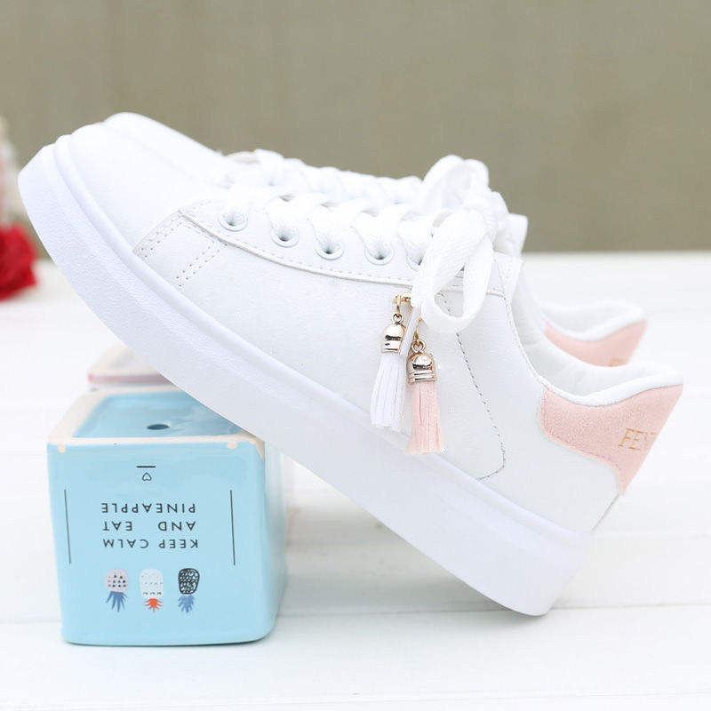 2024 New White Shoes Walking Style Platform sneakers Fashion lightweight Women non-slip waterproof Casual Shoes