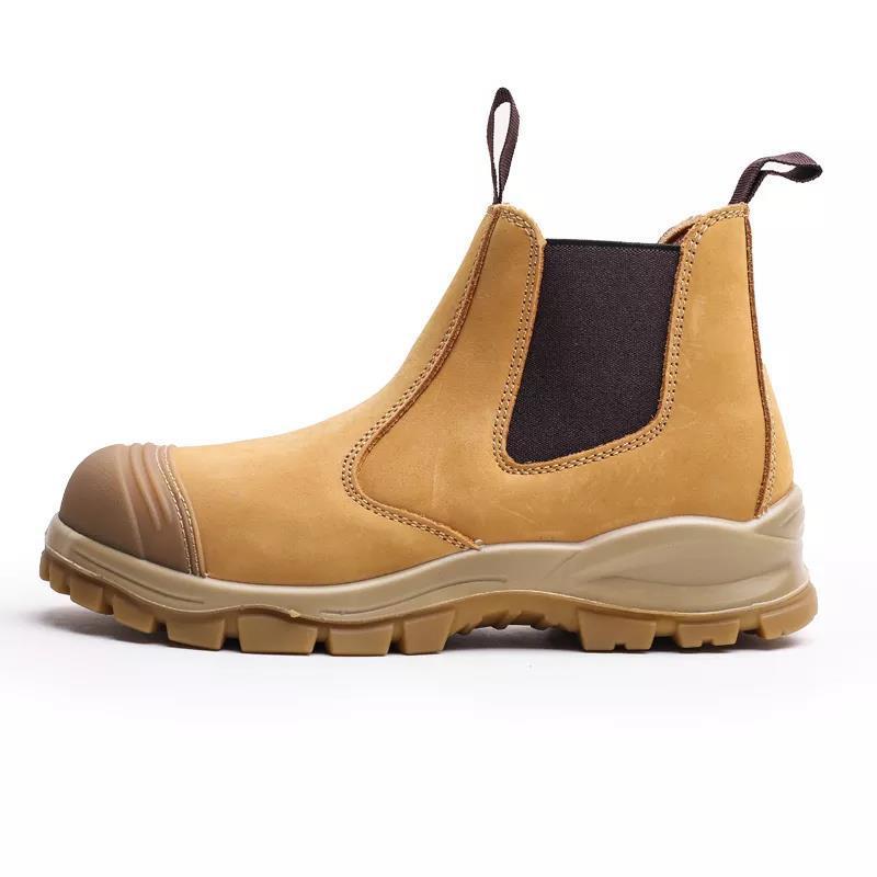 Zstep brand BSI CE nubuck leather slip on Australia comfortable safety hiking boots industrial steel toe shoes