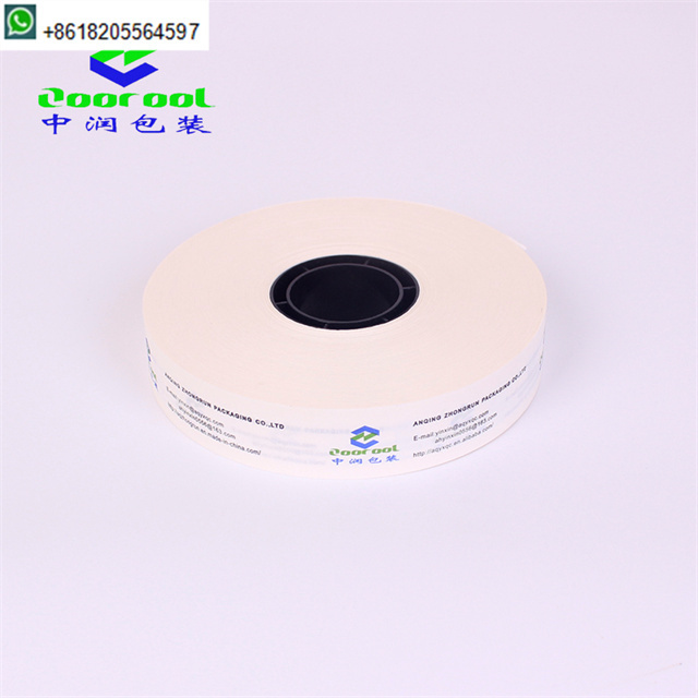 Best selling hot melt white 30mm wide 150m long paper banding tape for strapping banding machine