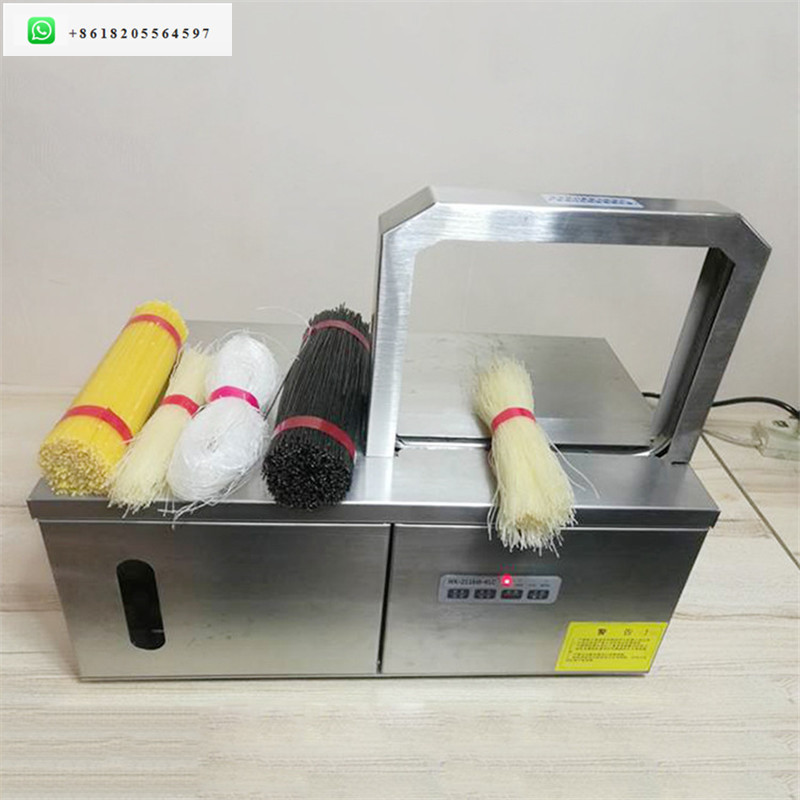 Thermal bonding tape strapping machine automatic vegetable bundling machine