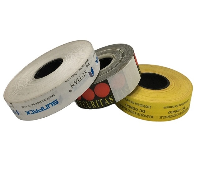 Best selling hot melt white 30mm wide 150m long paper banding tape for strapping banding machine