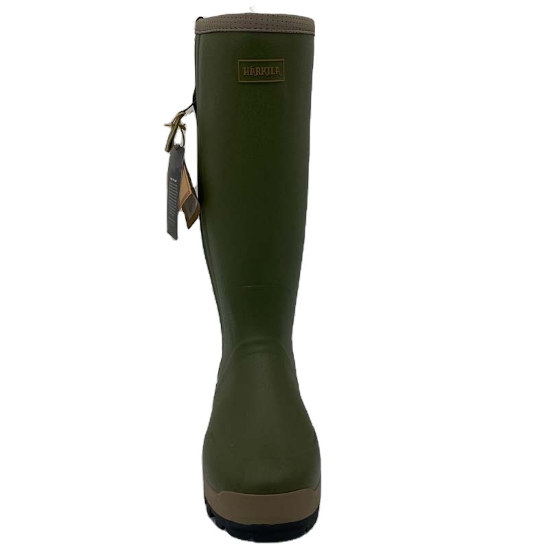 Vibram Outsole Harkila Style Waterproof Neoprene Wellington Boots Rubber Wellies With Zipper