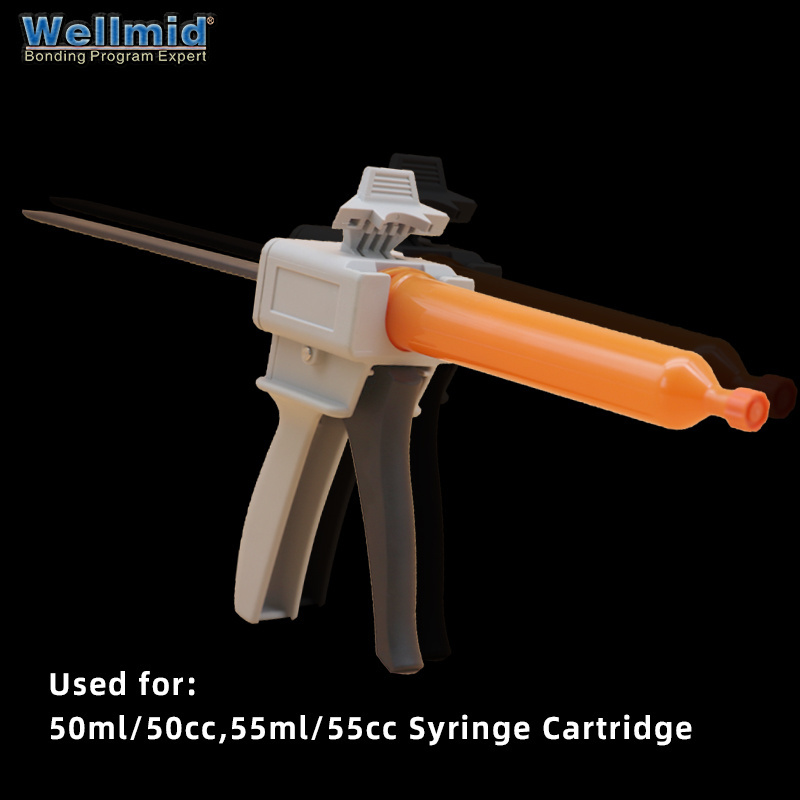 55ml 50cc 55cc Standard Syringe Cartridge Araldite 3m Glue Gun Manual Dispenser pusher manually Dispensing syringe for Caulk