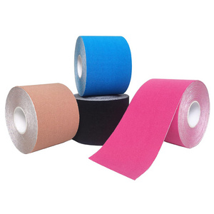 2023 New Custom Printed Waterproof Sports Muscle Straps High Quality Cotton Sports Breathable Coloured sport tape