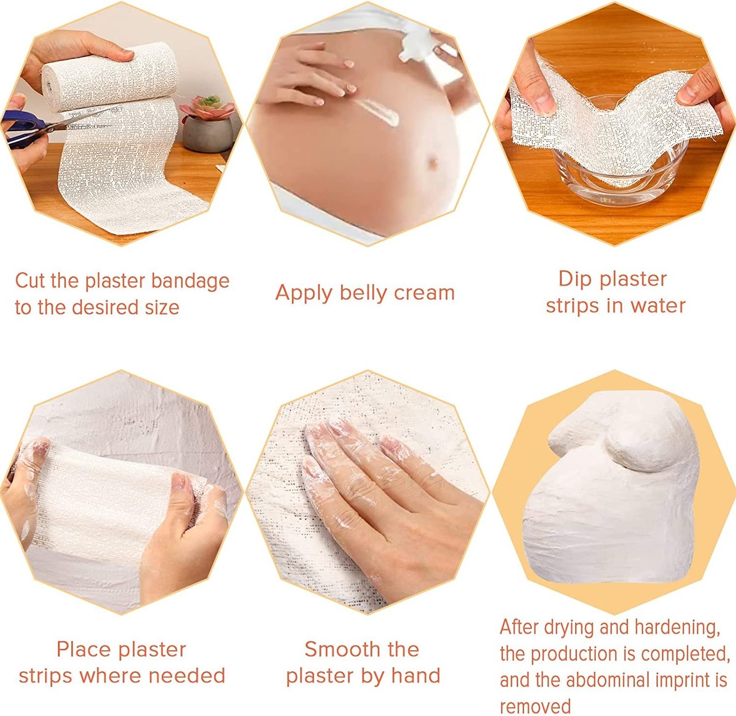 Wholesale professional craft project mask making belly model body mold medical plaster gauze bandages