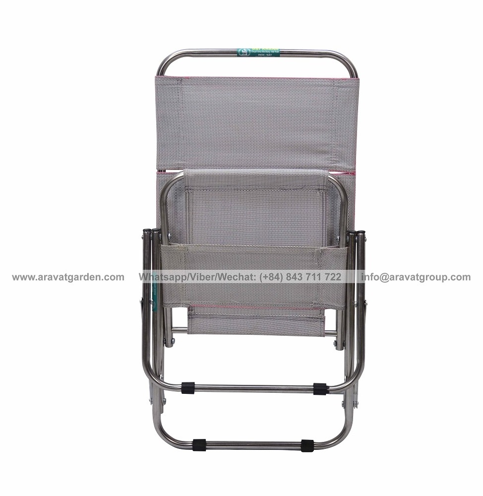 OEM Quality Foldable Durable Modern Style Outdoor Furniture Vietnam Manufacturer Adjustable Folded Travel Folding Beach Chairs