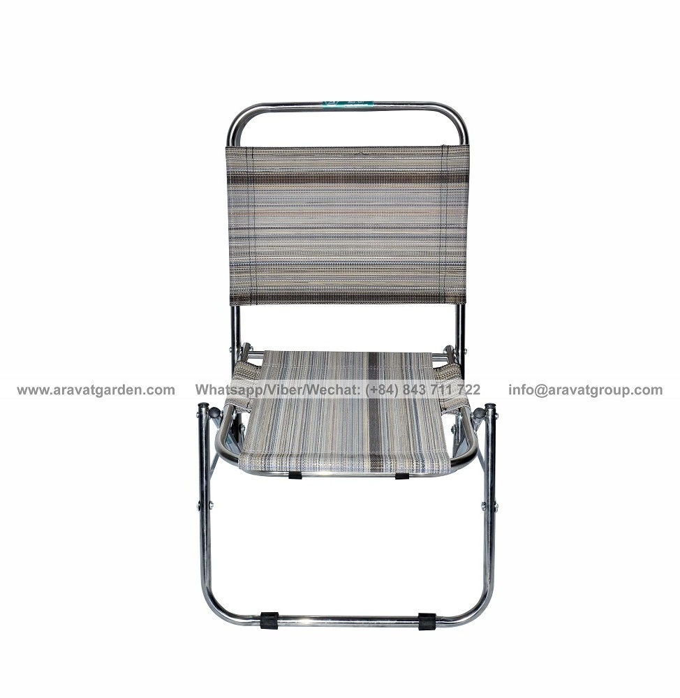 OEM Quality Foldable Durable Modern Style Outdoor Furniture Vietnam Manufacturer Adjustable Folded Travel Folding Beach Chairs