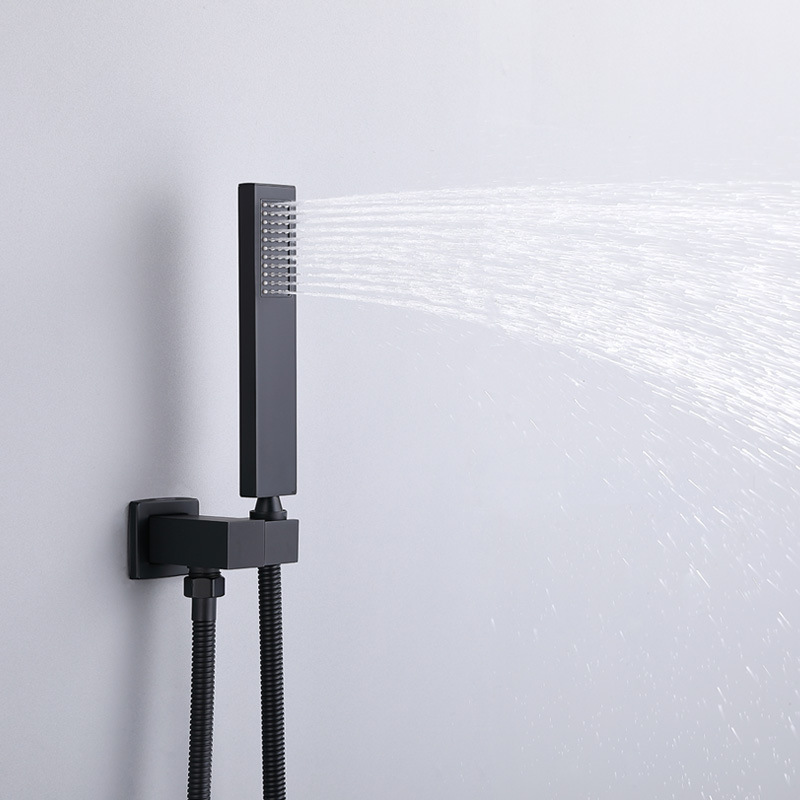 Wall Mount Rainfall Showers Set Concealed Rain Shower Bathroom Shower Faucet set Mixer Tap