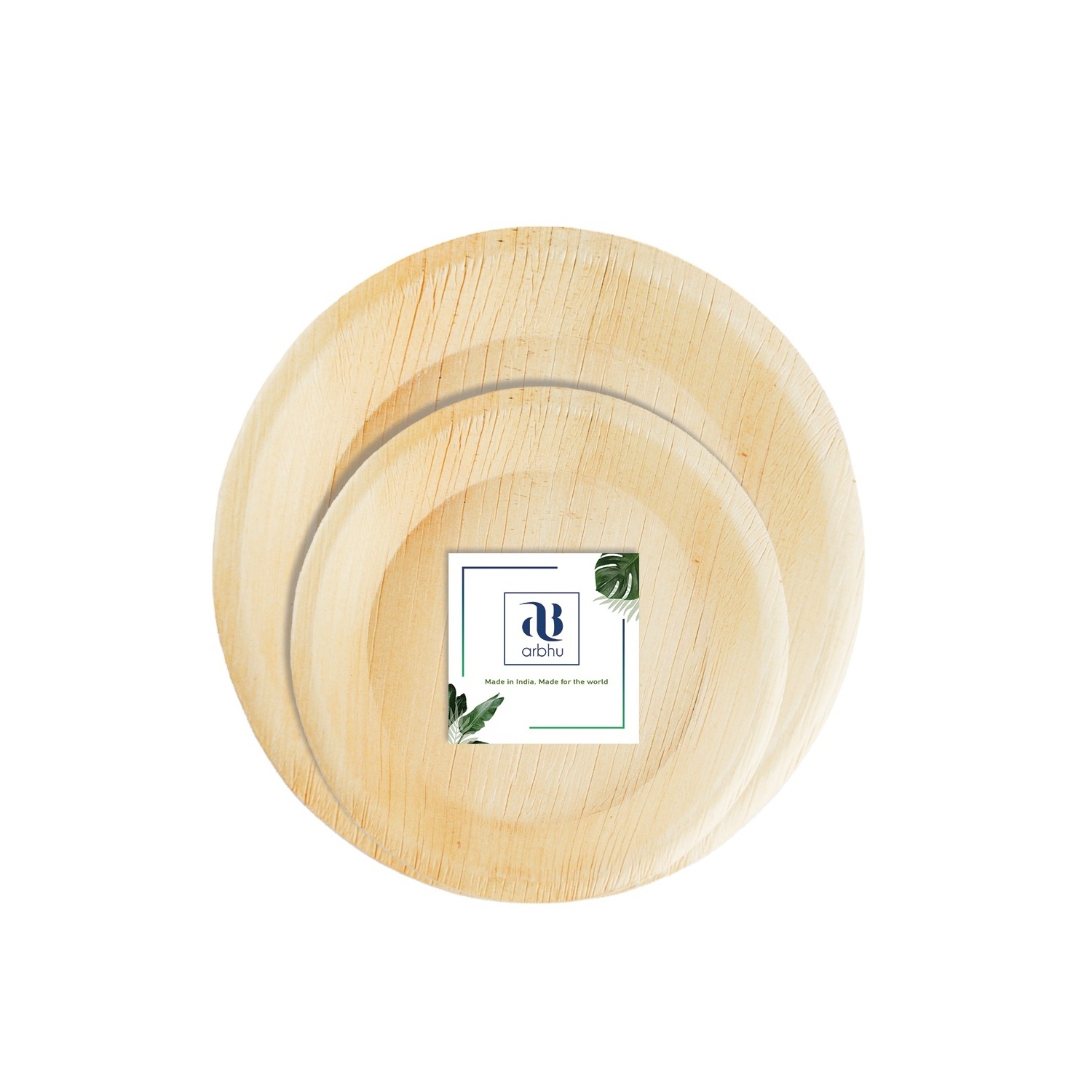 Amazon Top Listed Bamboo Plates, Natural, Biodegradable Areca Palm Leaf disposable dishes plates and cutleries