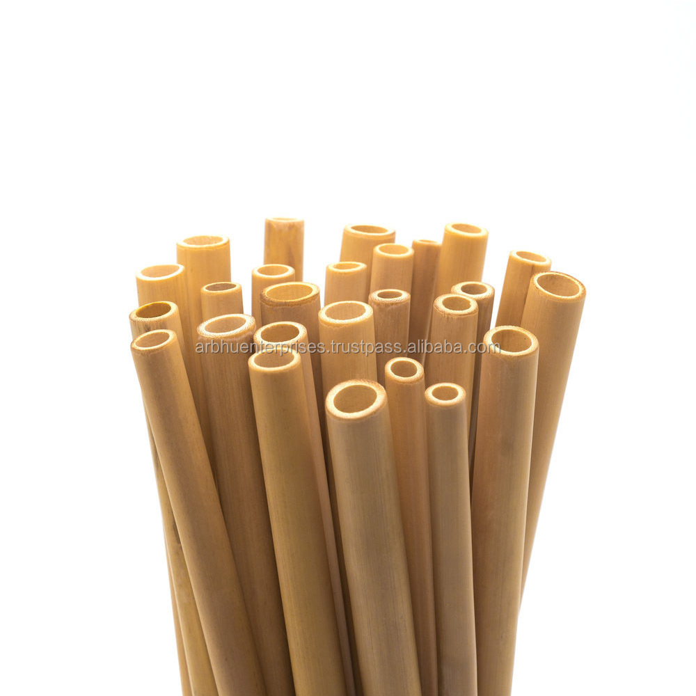 Bamboo Straws - Disposable bamboo Straws from India - Boba Drink Straw With Logo - Amazon Top Listed