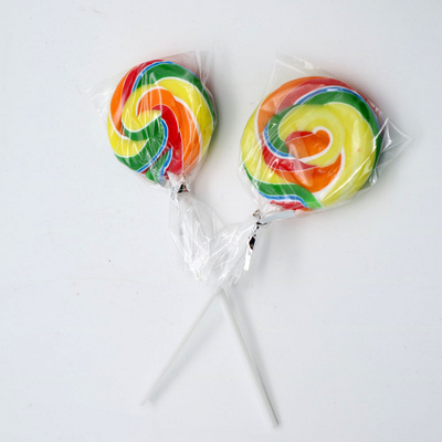 Candy Manufacturer big bom lollipop lolly candy windmill lollipop Big Rainbow lollipop