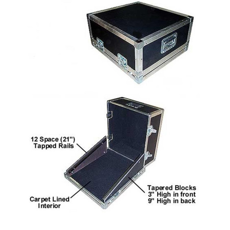 COST EFFECTIVE LIGHTWEIGHT ATA CASE WITH FOAM INTERIOR  ALLEN AND HEATH MIX WIZARD OR QU-16 MIXER ROAD CASE ALUMINUM FLIGHT CASE