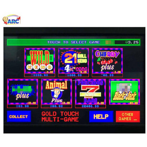 FOX 340s  Gold Touch game board  arcade video game coin game machine juego de tragamonedas WMS 550 Pot of Gold manufacturer