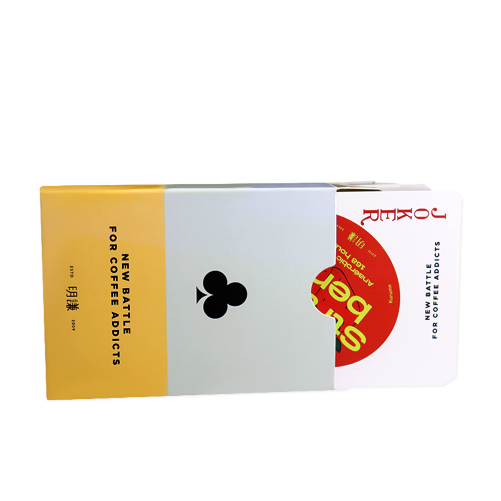 Best selling custom printed fresh design patterns best game paper playing cards