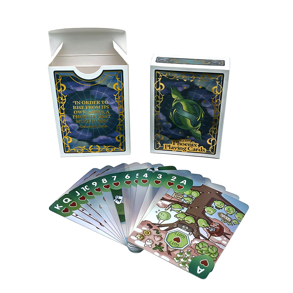 The Latest Magic Factory Direct Sales Printed Cards Custom Logo Waterproof Playing Cards In Bulk