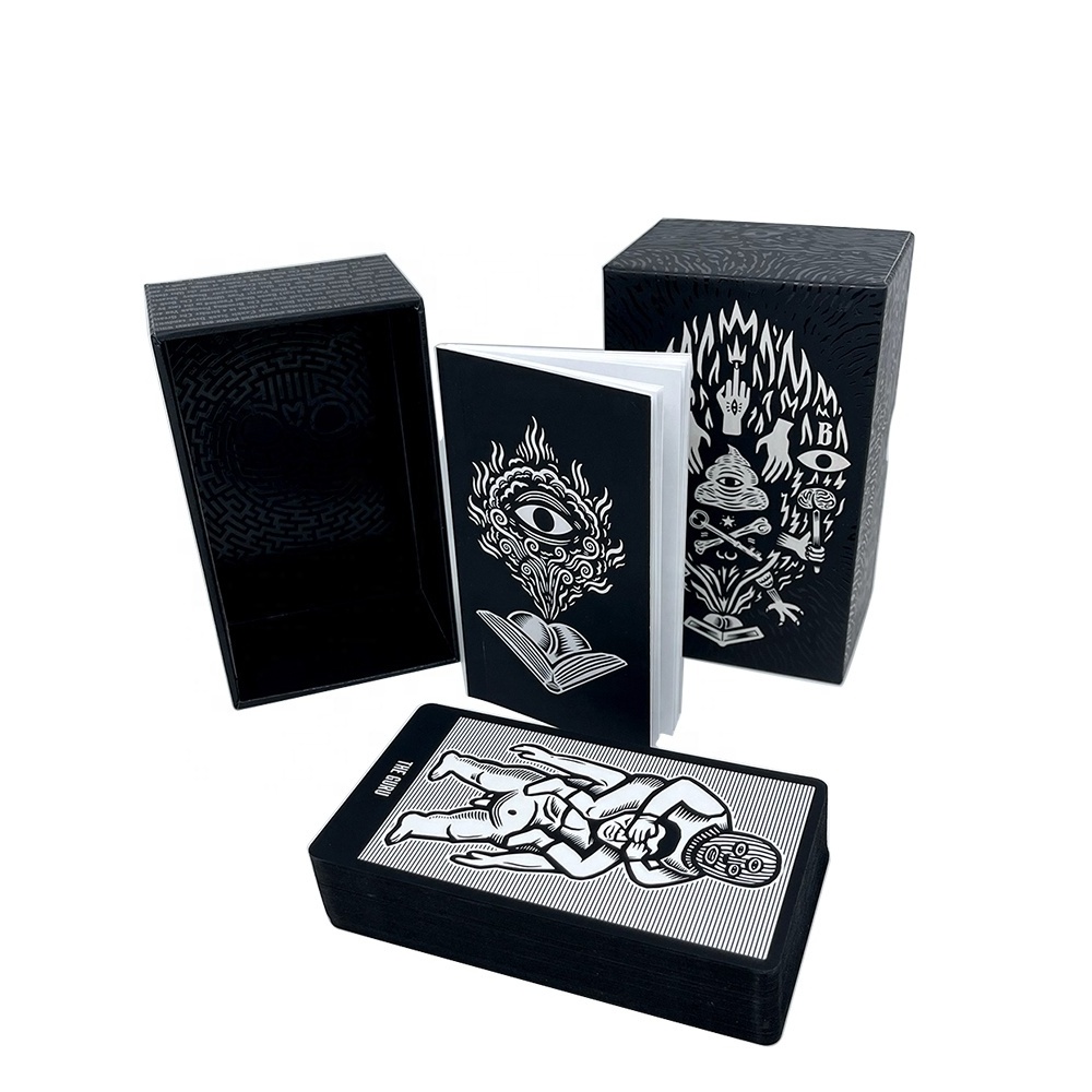 High Quality Factory Wholesale Printing Affirmation Cards Paper Oracle Deck Design Custom Oracle Tarot Cards With Guidebook