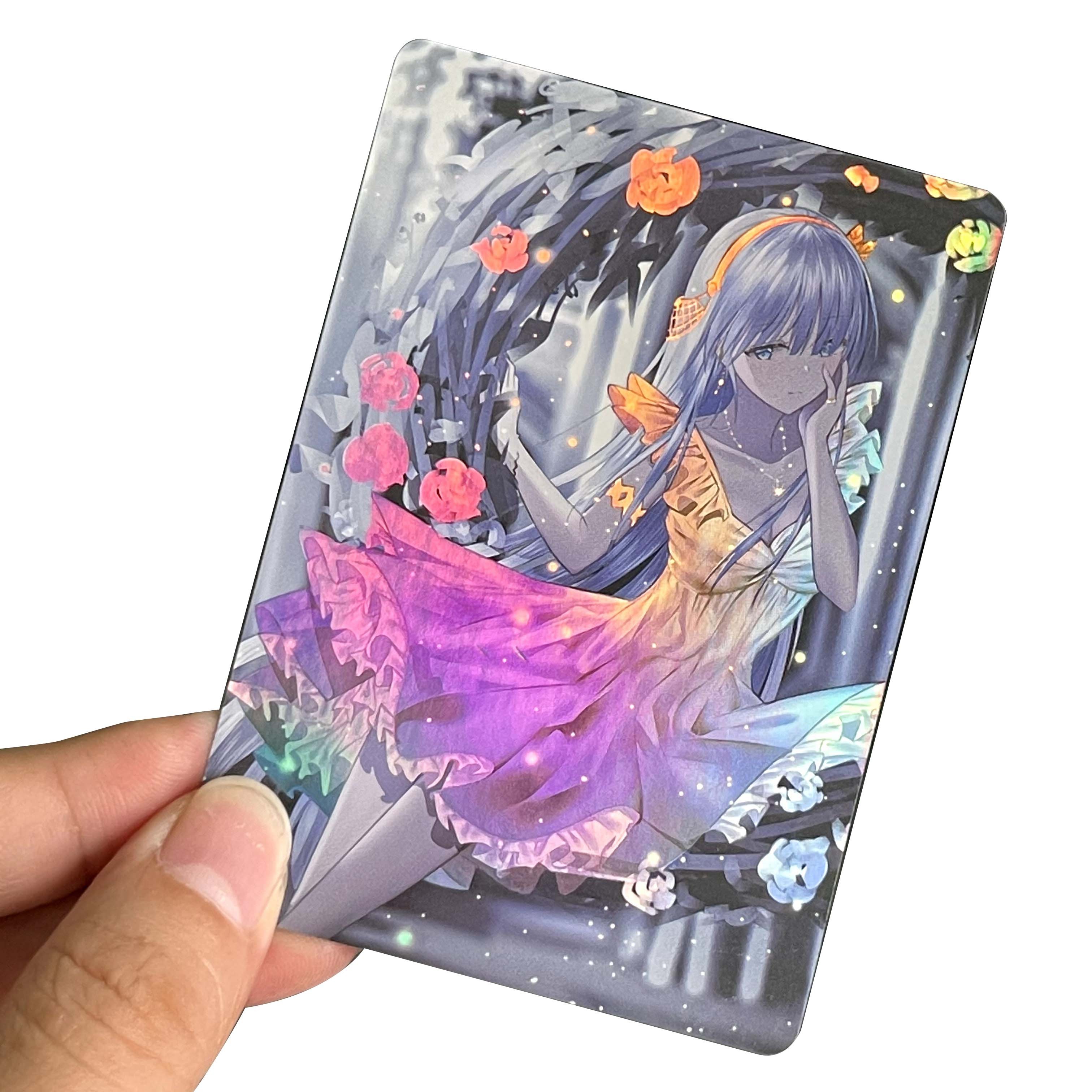 Hot Selling New Cartoon Anime Different Patterns Playing Custom Made Printed Game Cards