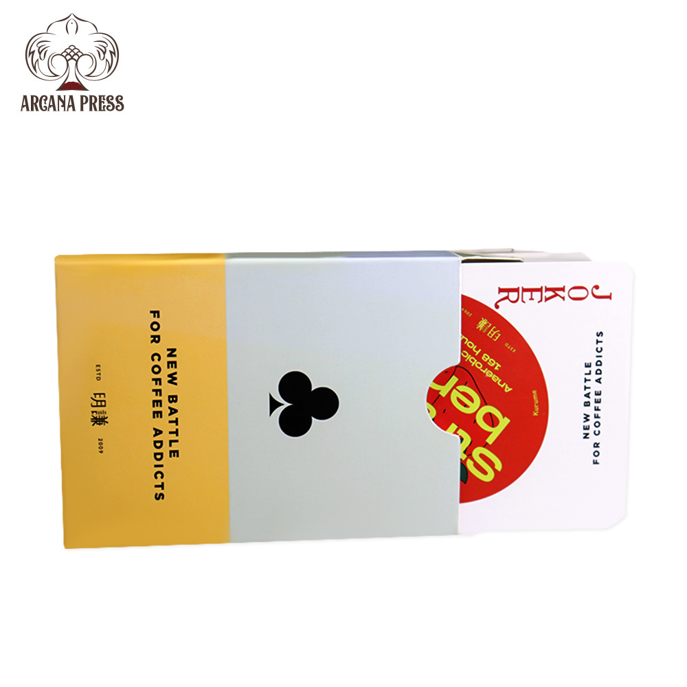 Best selling custom printed fresh design patterns best game paper playing cards